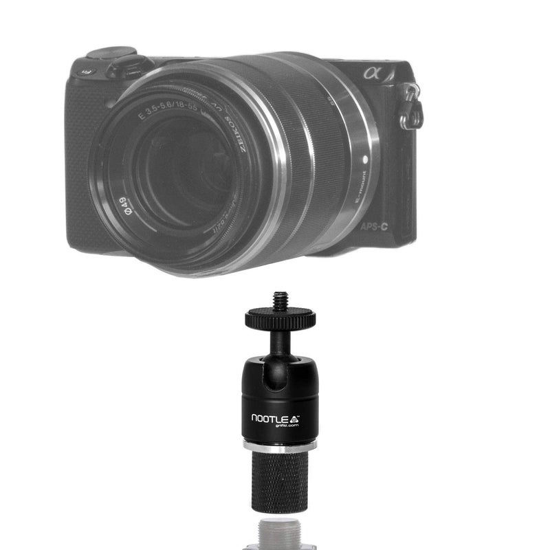 GRIFITI NOOTLE Music MIC Stand Adaptor 5/8â€ 27 Female to 1/4â€ 20 Male and MINI Ball Head for Cameras, Phone and Tablet MOUNTS - Image 4